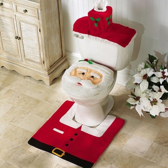 Other - Bathroom Home Holiday Santa Decor